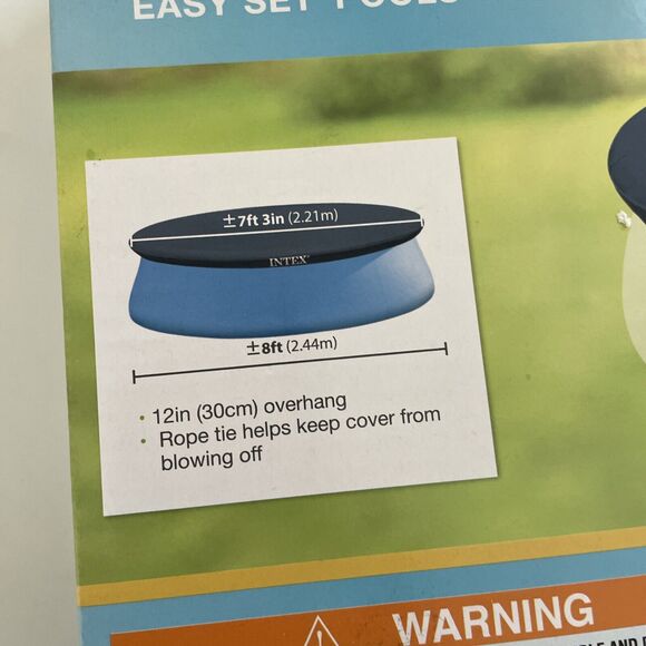 NEW Intex Easy Set Above Ground Round Swimming Pool Debris Cover 7.3ft 28020E - Picture 5 of 6